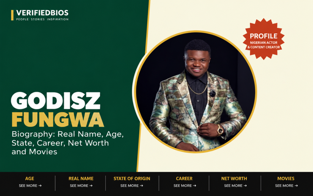 Godisz Fungwa Biography: Real Name, Age, State, Career, Net Worth and Movies