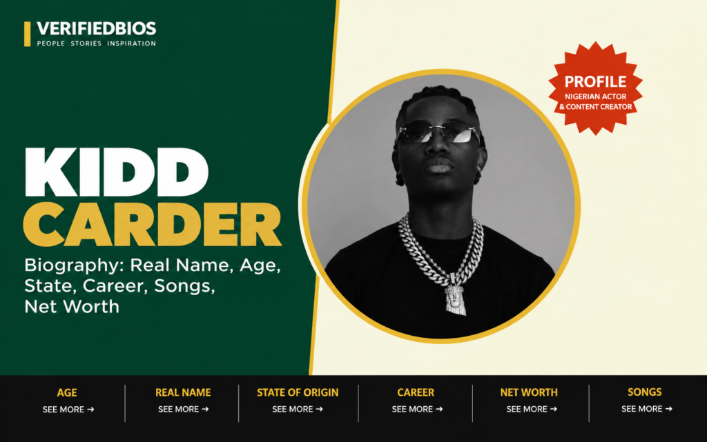 Kidd Carder Biography: Real Name, Age, State, Career, Songs, Net Worth